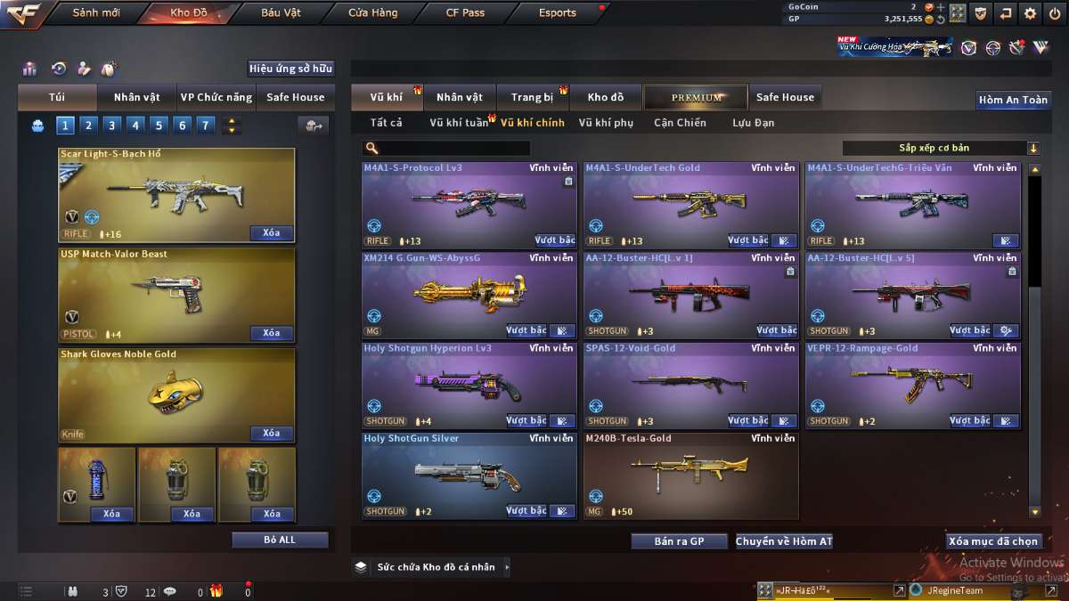 shop acc cf uy tin gia re